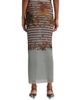 Jean Paul Gaultier Women's Printed Knit Mesh Maxi Skirt - 5
