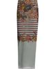 Jean Paul Gaultier Women's Printed Knit Mesh Maxi Skirt - 8