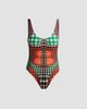 Jean Paul Gaultier Women's Re-Edition Cyber Dot One-Piece Swimsuit - 1