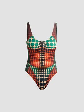 Jean Paul Gaultier Women's Re-Edition Cyber Dot One-Piece Swimsuit