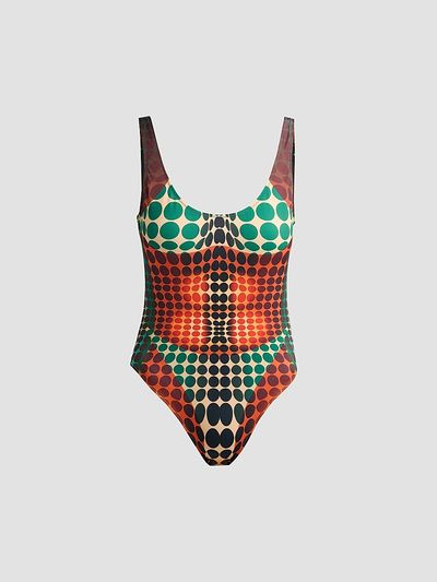 Jean Paul Gaultier Women's Re-Edition Cyber Dot One-Piece Swimsuit