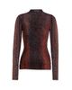 Jean Paul Gaultier Women's Snakeskin-Print Mesh Top - 1