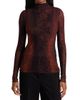 Jean Paul Gaultier Women's Snakeskin-Print Mesh Top - 3