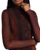 Jean Paul Gaultier Women's Snakeskin-Print Mesh Top - 6