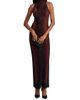 Jean Paul Gaultier Women's Snakeskin-Print Sleeveless Maxi Dress - 3