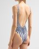 Jean Paul Gaultier Women's Striped Scoopneck One-Piece Swimsuit - 3