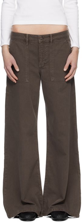 JEANERICA JEANERICA Brown Guell Trousers