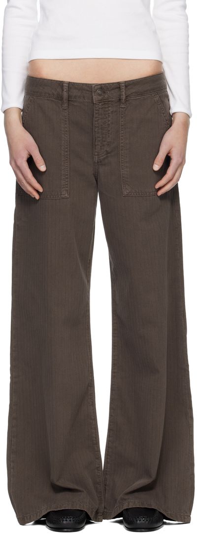 JEANERICA JEANERICA Brown Guell Trousers