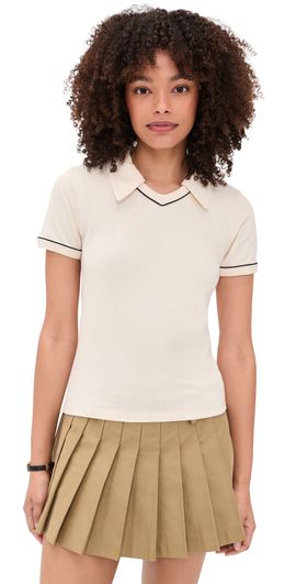 Jeanerica Jeanerica Charlie Top Off White