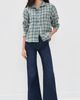 Jeanerica Jeanerica Vera Shirt Blue White Check - 5