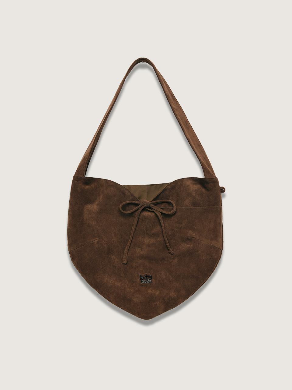 JEDREFEB5 Heart layer bag large suede_3colors