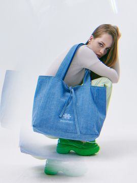 JEDREFEB5 Puzzle Reverse Big Bag_Light Blue