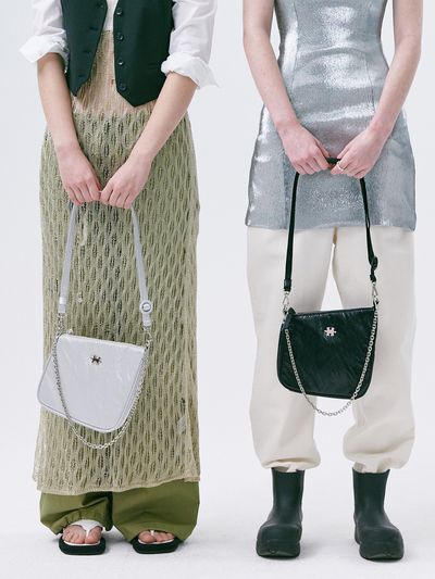 JEDREFEB5 Slant Mini Chain Bag (2 Colors)