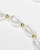 Jeepers Peepers Jeepers Peepers pearl sunglasses chain in gold - 2