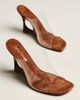 Jeffrey Campbell Booyah Clear Cut-Out Wedge Heels - 1