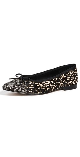 Jeffrey Campbell Jeffrey Campbell Arabesq Flats Black White Hair