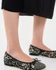 Jeffrey Campbell Jeffrey Campbell Arabesq Flats Black White Hair - 3