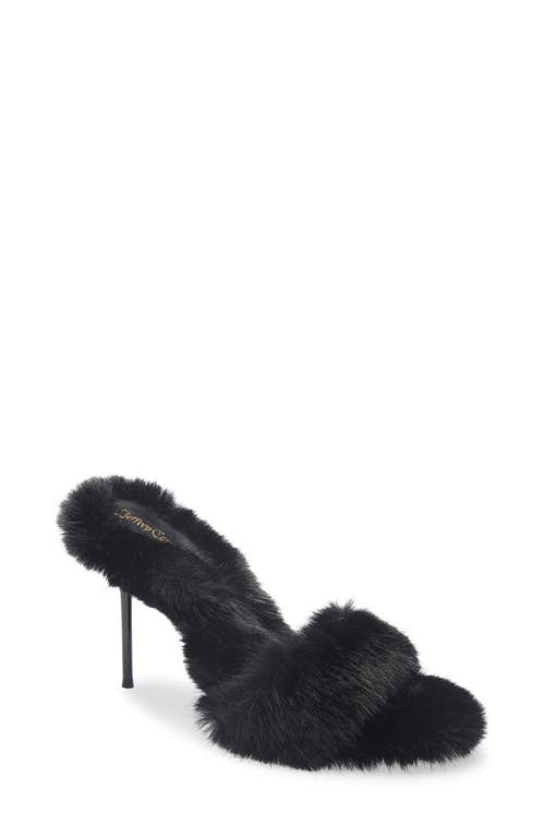 Jeffrey Campbell Jeffrey Campbell Big Mama Faux Fur Sandal