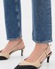 Jeffrey Campbell Jeffrey Campbell Booshky Slingback Kitten Heels Natural Black Combo - 3