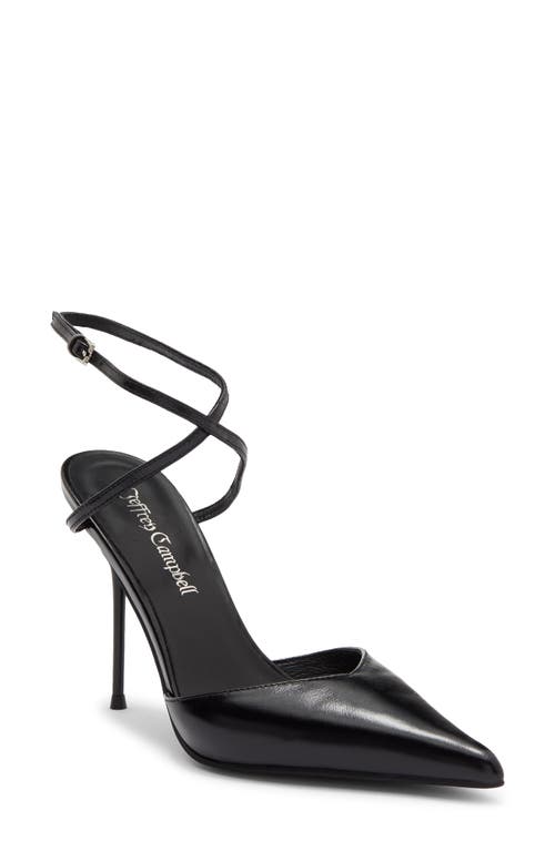 Jeffrey Campbell Jeffrey Campbell Bordeaux Ankle Strap Pointed Toe Pump