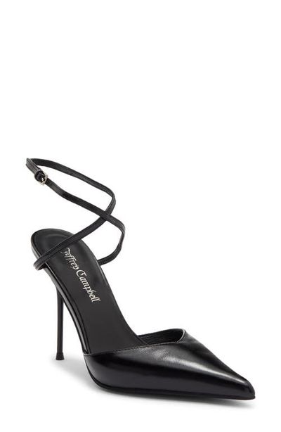 Jeffrey Campbell Jeffrey Campbell Bordeaux Ankle Strap Pointed Toe Pump
