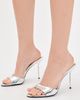 Jeffrey Campbell Jeffrey Campbell Ce-Soire Mules Silver Mirror - 3