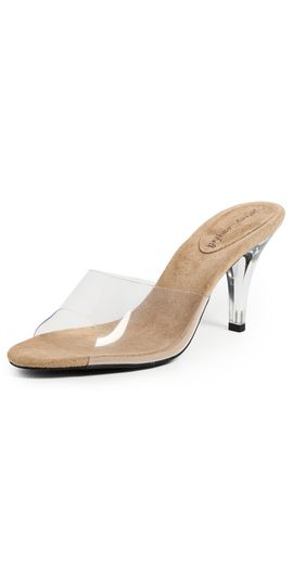 Jeffrey Campbell Jeffrey Campbell Cendrillon Vinyl Sandals Nude Suede Clear