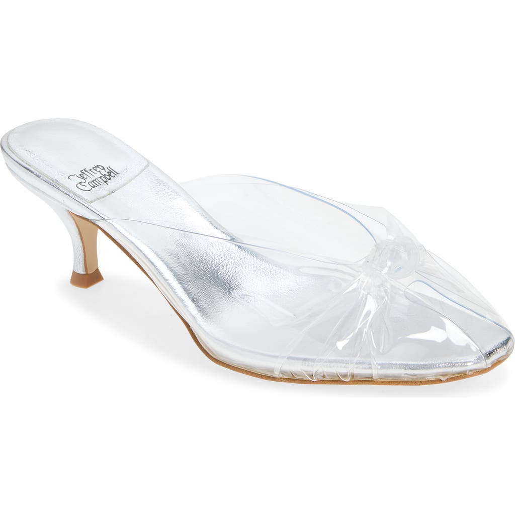 Jeffrey Campbell Jeffrey Campbell Crystala Knotted Open Toe Slide Sandal