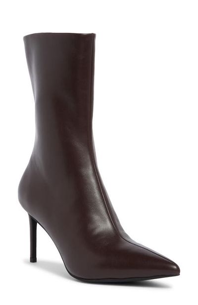Jeffrey Campbell Jeffrey Campbell Everynite Pointed Toe Faux Leather Bootie