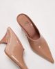 Jeffrey Campbell Jeffrey Campbell Favrile heeled mules in camel patent-Neutral - 2