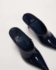 Jeffrey Campbell Jeffrey Campbell Favrile heeled mules in navy patent - 4