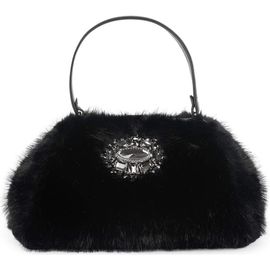 Jeffrey Campbell Jeffrey Campbell Gabor Faux Fur Satchel Handbag