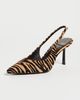 Jeffrey Campbell Jeffrey Campbell Gambol Slingbacks Beige Brown Zebra - 2