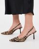 Jeffrey Campbell Jeffrey Campbell Gambol Slingbacks Beige Brown Zebra - 4