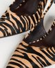 Jeffrey Campbell Jeffrey Campbell Gambol Slingbacks Beige Brown Zebra - 6