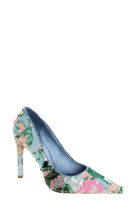 Jeffrey Campbell Jeffrey Campbell Good Sequin Pointed Toe Pump