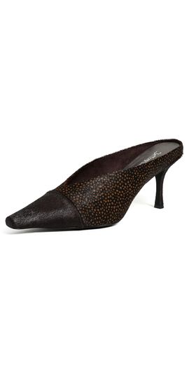 Jeffrey Campbell Jeffrey Campbell Investor F Mules Brown Dot Combo