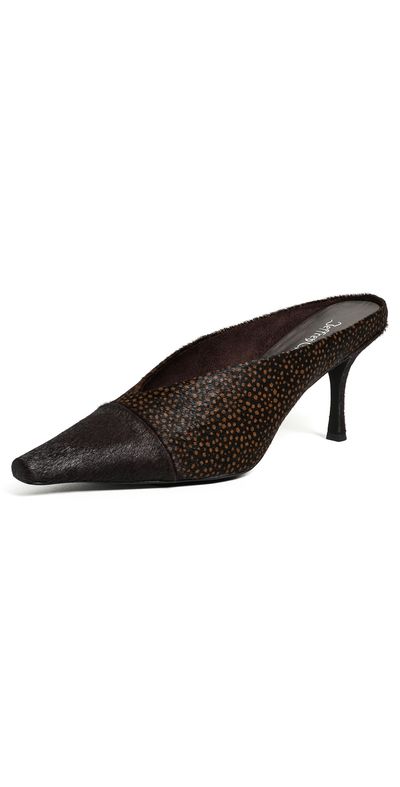 Jeffrey Campbell Jeffrey Campbell Investor F Mules Brown Dot Combo