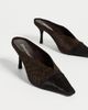 Jeffrey Campbell Jeffrey Campbell Investor F Mules Brown Dot Combo - 5