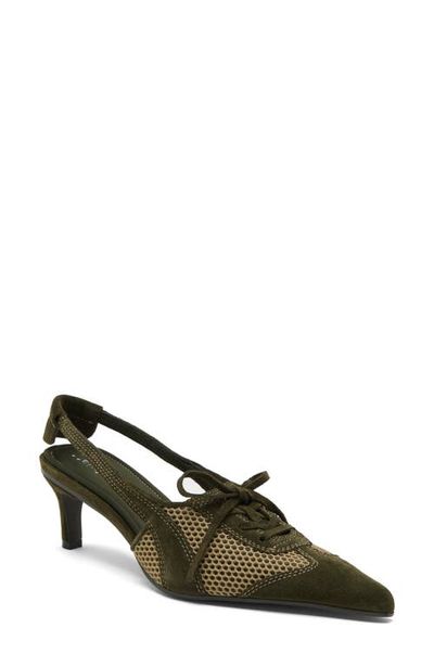 Jeffrey Campbell Jeffrey Campbell Laces Leather Slingback Pump