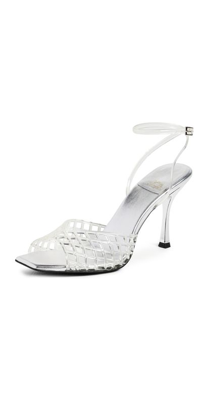 Jeffrey Campbell Jeffrey Campbell Latti Jelly Sandals Clear Silver