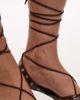 Jeffrey Campbell Jeffrey Campbell Martine lace-up heeled pumps in brown - 3