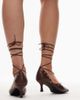 Jeffrey Campbell Jeffrey Campbell Martine lace-up heeled pumps in brown - 4