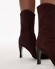 Jeffrey Campbell Jeffrey Campbell mid ankle heeled western boots in brown oil suede - 2