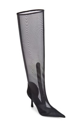 Jeffrey Campbell Jeffrey Campbell Peepshow Pointed Toe Knee High Boot