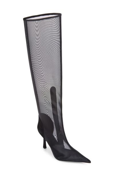 Jeffrey Campbell Jeffrey Campbell Peepshow Pointed Toe Knee High Boot