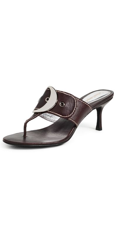 Jeffrey Campbell Jeffrey Campbell Solani Buckle Sandals Brown Silver