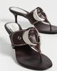 Jeffrey Campbell Jeffrey Campbell Solani Buckle Sandals Brown Silver - 2