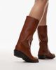 Jeffrey Campbell Jeffrey Campbell square toe knee boots in tan-Brown - 4