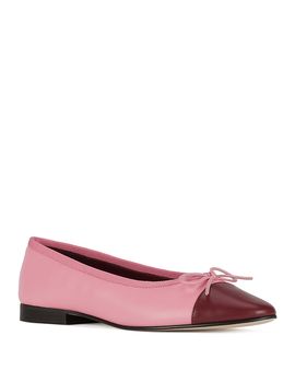 Jeffrey Campbell Jeffrey Campbell Women's Arabesque Leather Cap Toe Ballet Flats